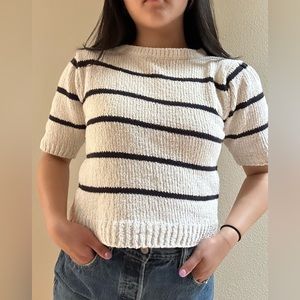 Vintage Knit Sweater Top - J. Celeste Ltd.